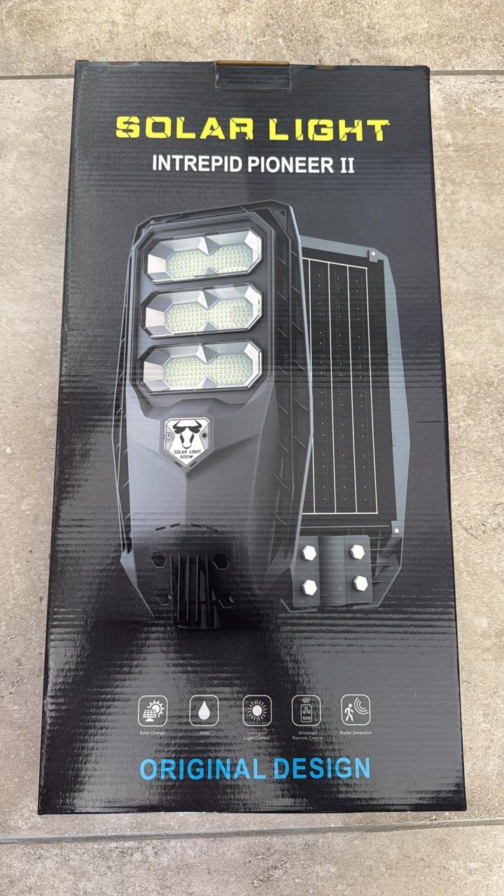 LUMINARIA LED 100W SOLAR ALUM. PUBLICO CAPO
